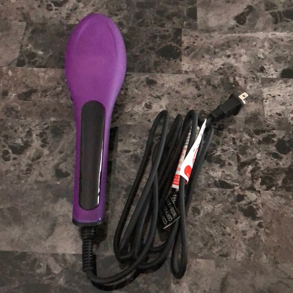 Smoothing heat brush